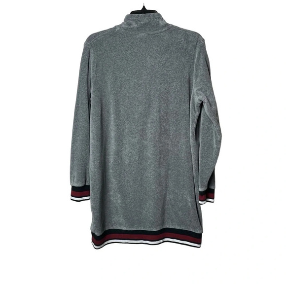 1738. NIKE SPORTSWEAR FRENCH TERRY SWEATSHIRT DRESS SIZE SMALL 1/4 ZIP EMBROIDER - Picture 8 of 11